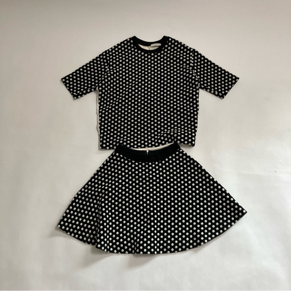 SANDRO PARIS two piece skirt set